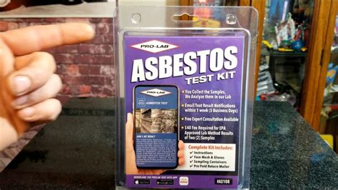 is there an instant asbestos test kit|How to Test for Asbestos With a DIY Testing Kit .